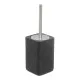 Toilet Brush Black Ceramic 11 x 11 x 33 cm