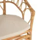 Silla de Comedor Blanco Natural Ratán 58 x 59 x 78 cm