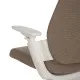 Silla de Oficina Blanco Taupé 67,5 x 62 x 114,5 cm