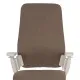 Silla de Oficina Blanco Taupé 67,5 x 62 x 114,5 cm