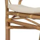 Silla de Comedor Blanco Miel Ratán 58 x 59 x 78 cm