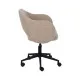 Office Chair Black Beige 56 x 56 x 85 cm