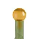 Figura Decorativa Amarillo Verde Botella 16,8 x 16,8 x 33,5 cm