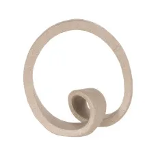 Decorative Figure Beige Abstract 27,5 x 14,5 x 29 cm