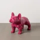 Figura Decorativa Fucsia Perro 88 x 38 x 63 cm