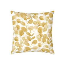 Cushion MIMOSA White Printed 43 x 10 x 43 cm