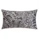 Cojín EDÉN Blanco Gris oscuro Impreso Terciopelo 50 x 8 x 30 cm