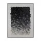Painting White Black Abstract 90 x 4 x 120 cm
