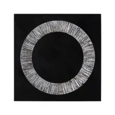 Painting Black Grey Abstract 100 x 3 x 100 cm