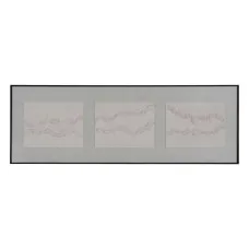 Painting Black Grey Abstract 150 x 3 x 50 cm