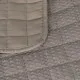 Colcha Taupé 240 x 1 x 260 cm