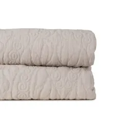 Colcha Beige 180 x 1 x 260 cm