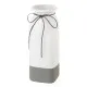 Vase White Grey Ceramic 11 x 11 x 30,5 cm