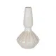 Vase White Beige Ceramic 21,8 x 21,8 x 40 cm