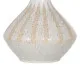 Vase White Beige Ceramic 21,8 x 21,8 x 40 cm