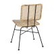Dining Chair Black Natural