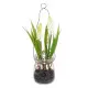Decorative Plant Polyester Polyethylene Iron 5,5 X 5,5 X 21 CM
