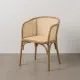Silla de Comedor Natural Madera Ratán 56 X 58 X 77 CM