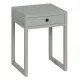 Nightstand Grey Pine MDF Wood 40,5 X 38 X 56 CM