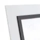 Photo frame White Black Crystal polystyrene 10 x 15 cm 22 X 1,5 X 17 CM