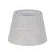Lamp Shade Grey Polyester 25 x 25 x 18 cm