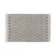 Alfombra Blanco Negro 160 x 230 x 1 cm