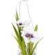 Decorative Plant Polyester Polyethylene Iron 7 x 7 x 18 cm