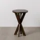 Small Side Table Natural 37 x 37 x 60 cm