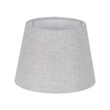 Lamp Shade Grey Polyester 30 x 30 x 22 cm