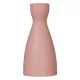 Candleholder Pink Ceramic 9,5 x 9,5 x 20 cm