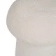 Puff Blanco Madera MDF 35 x 35 x 42 cm