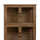 Vitrina Natural Cristal Madera de abeto 72 x 39 x 116 cm