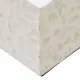 Portavelas Beige Nácar Madera MDF 10,5 x 10,5 x 10,5 cm