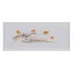 Canvas White Flowers Vase 120 x 4 x 50 cm