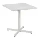 Folding Side Table White 70 x 70 x 74 cm