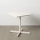 Folding Side Table White 70 x 70 x 74 cm