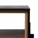Centre Table ORLEANS Black Natural Iron MDF Wood 124 x 60 x 43,5 cm