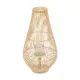 Farol Natural Bambú Cristal 35 x 35 x 66 cm
