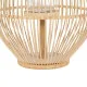 Farol Natural Bambú Cristal 35 x 35 x 66 cm
