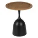 Small Side Table Black Golden 50 x 50 x 57 cm
