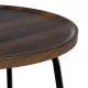 Centre Table Brown Black 50 x 50 x 38 cm