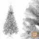Árbol de Navidad Plateado Metal Plástico 110 x 110 x 210 cm