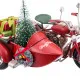Christmas bauble Red Multicolour Sidecar 19 x 14 x 13 cm