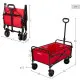 Multi-purpose Cart Aktive Red Polyester Steel 65 x 94 x 40 cm Foldable Beach