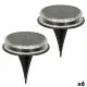 Set de estacas solares de jardín Aktive 2 Piezas Plástico 12 x 13,5 x 12 cm (6 Unidades)
