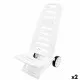 Beach Chair Aktive White Wheels 40 x 84 x 44 cm (2 Units)