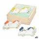 Puzzle Infantil de Madera Mr. Wonderful Unicornio + 3 Años 3 Piezas (12 Unidades)