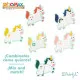 Puzzle Infantil de Madera Mr. Wonderful Unicornio + 3 Años 3 Piezas (12 Unidades)