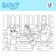 Child's Puzzle Bluey Double-sided 24 Pieces 50 x 35 cm (12 Units)