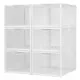 Stackable shoe box Max Home White 6 Units polypropylene ABS 25 x 18,5 x 35 cm